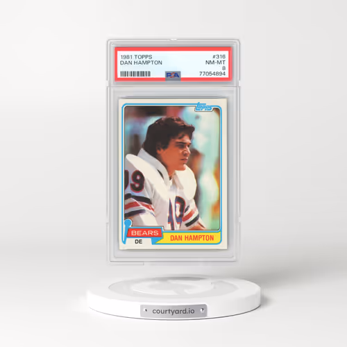 1981 Topps #316 Dan Hampton (PSA 8 NM-MT)