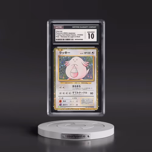 2023 Pokémon Clf-Trading Card Game Classic Venusaur & Lugia EX Deck #015 Chansey (CGC 10 GEM MINT)