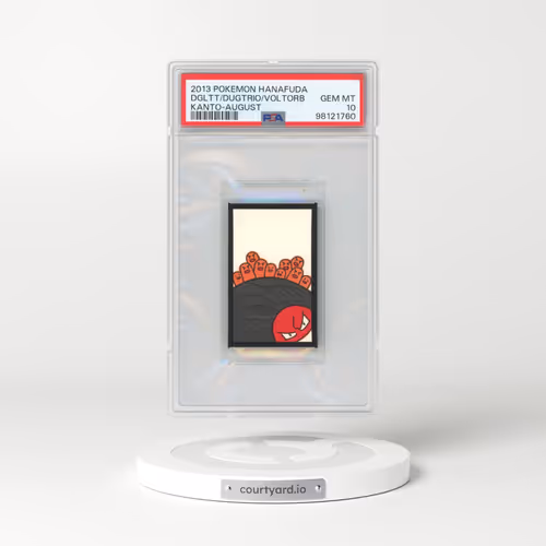 2013 Pokémon Hanafuda Kanto Diglett/Dugtrio/Voltorb - August (PSA 10 GEM MINT)