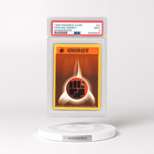 1999 Base Set #97 Fighting Energy - Shadowless Shadowless (PSA 9 MINT)
