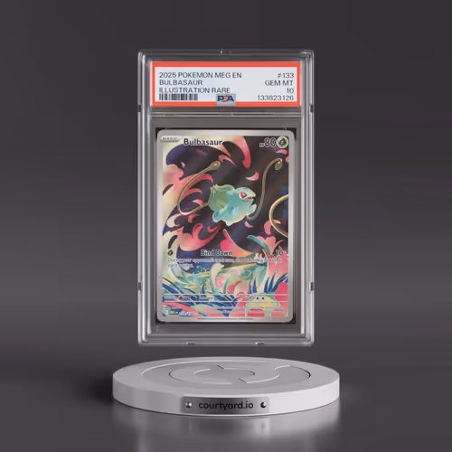 2025 Pokémon Meg EN-Mega Evolution #133 Bulbasaur - Illustration Rare (PSA 10 GEM MINT)