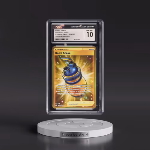 2021 Evolving Skies #229/203 Boost Shake - Secret Rare Holo (CGC 10 GEM MINT)