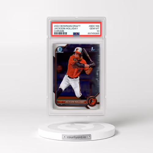 2022 Bowman Draft #BDC168 Jackson Holliday - Chrome (PSA 10 GEM MINT)