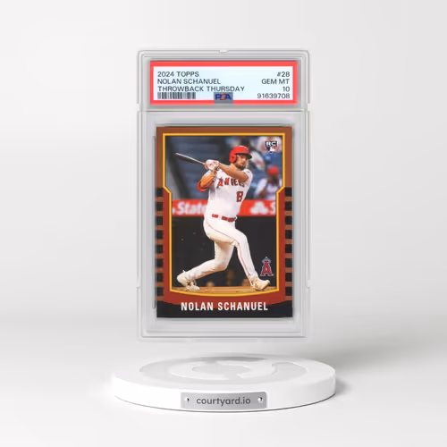 2024 Topps Throwback Thursday #28 Nolan Schanuel (PSA 10 GEM MINT)