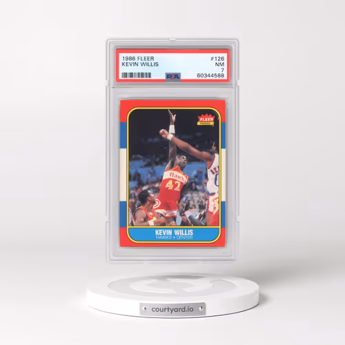 1986 Fleer #126 Kevin Willis (PSA 7 NM)
