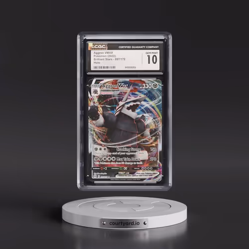 2022 Brilliant Stars #097/172 Aggron VMAX - Holo (CGC 10 GEM MINT)