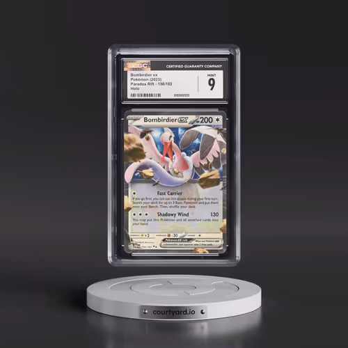 2023 Pokémon Par EN-Paradox Rift #156 Bombirdier EX - Holo (CGC 9 MINT)