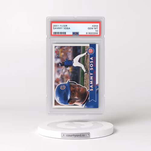 2001 Fleer #259 Sammy Sosa (PSA 10 GEM MINT)