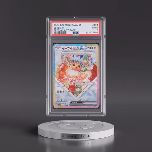2024 Pokémon Sv8a-Terastal Fest EX #224 Eevee EX - Holo Special Art Rare (PSA 9 MINT)