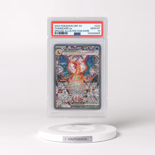 2023 Pokémon Obf EN-Obsidian Flames #223 Charizard EX - Holo Special Illustration Rare (PSA 10 GEM M