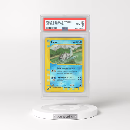 2003 Pokémon Skyridge #71 Lapras - Reverse Foil (PSA 10 GEM MINT)