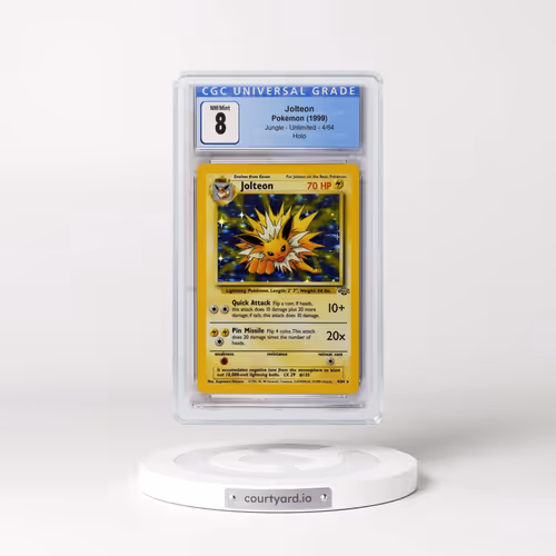 1999 Jungle #4/64 Jolteon - Holo (CGC 8 NM-MT)