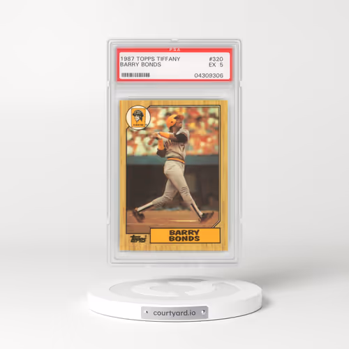 1987 Topps Tiffany #320 Barry Bonds (PSA 5 EX)