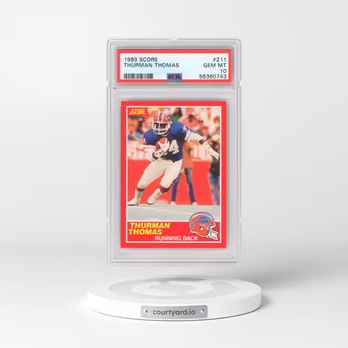 1989 Score #211 Thurman Thomas (PSA 10 GEM MINT)