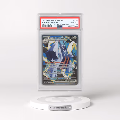 2024 Pokémon Ssp EN-Surging Sparks #241 Archaludon EX - Holo Special Illustration Rare (PSA 10 GEM M
