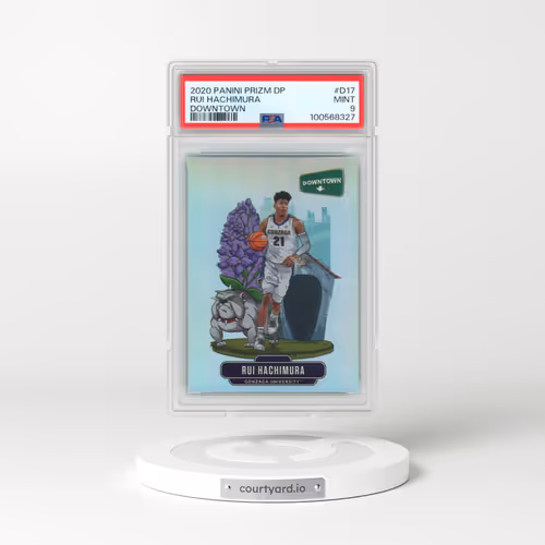 2020 Panini Prizm Draft Picks Downtown #D17 Rui Hachimura (PSA 9 MINT)