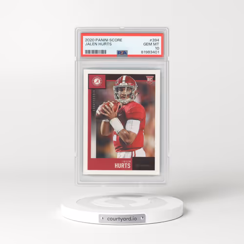 2020 Panini Score #394 Jalen Hurts (PSA 10 GEM MINT)