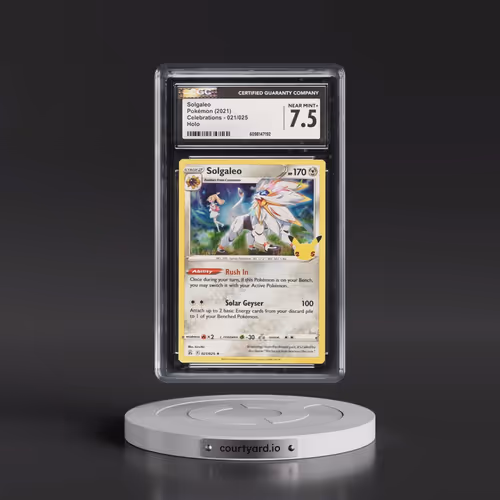 2021 Celebrations #021/025 Solgaleo - Holo (CGC 7.5 NM+)