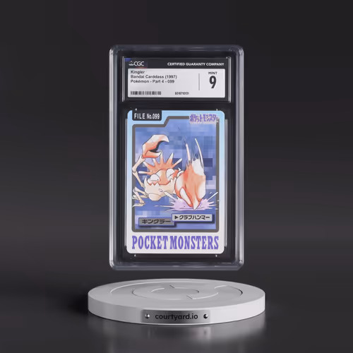 1997 (Pocket Monsters on Bottom) Part 4 #099 Kingler (CGC 9 MINT)