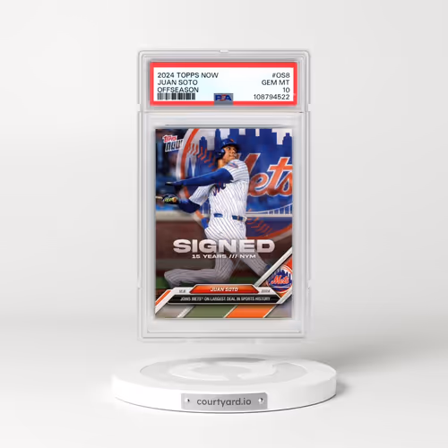 2024 Topps Now Offseason #OS8 Juan Soto (PSA 10 GEM MINT)