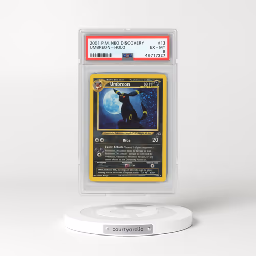 2001 Pokémon Neo Discovery #13 Umbreon - Holo (PSA 6 EX-MT)