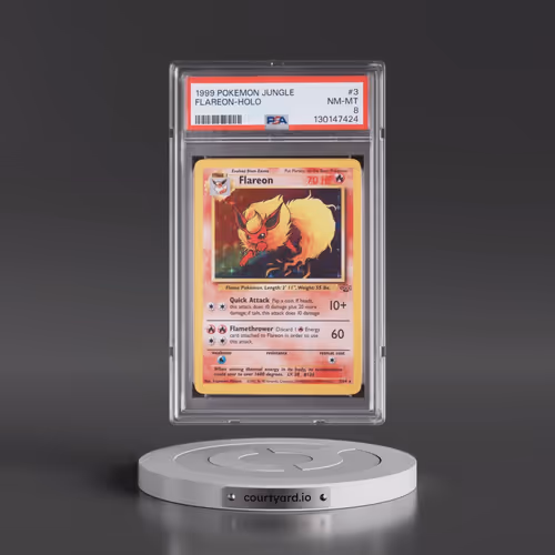 1999 Pokémon Jungle #3 Flareon - Holo (PSA 8 NM-MT)