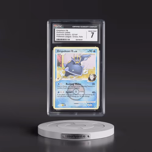 2009 Pokémon Platinum Supreme Victors #27 Empoleon FB - Holo Crosshatch-2010 Pokemon League (CGC 7 N