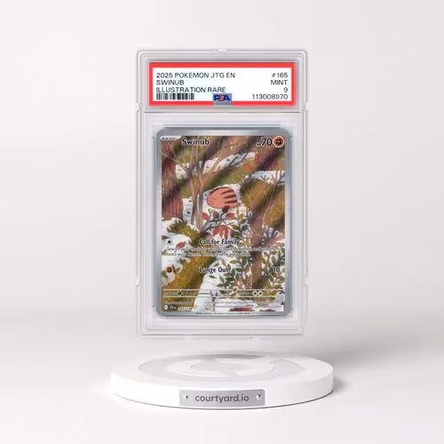 2025 Pokémon Jtg EN-Journey Together #165 Swinub - Illustration Rare (PSA 9 MINT)