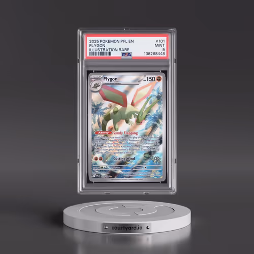 2025 Pokémon Pfl EN-Phantasmal Flames #101 Flygon - Illustration Rare (PSA 9 MINT)
