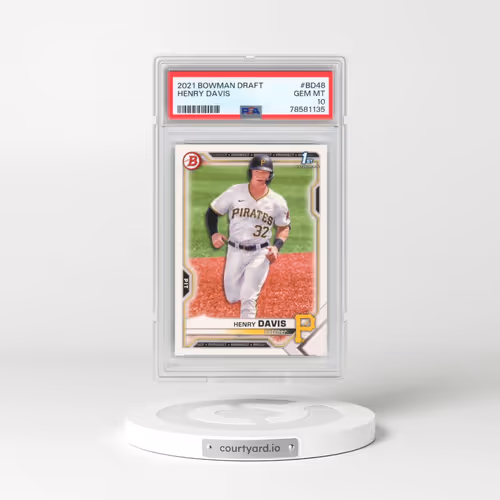 2021 Bowman Draft #BD48 Henry Davis (PSA 10 GEM MINT)