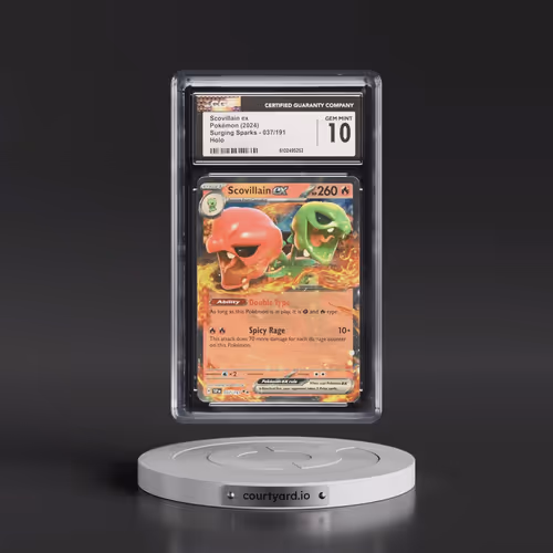 2024 Surging Sparks - SSP EN #037/191 Scovillain ex - Holo (CGC 10 GEM MINT)