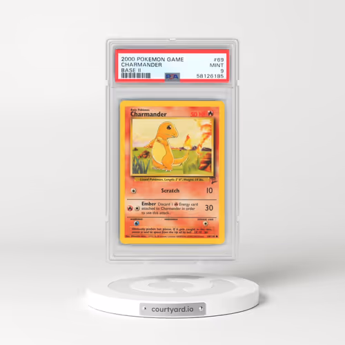 2000 Pokémon Game Base II #69 Charmander (PSA 9 MINT)