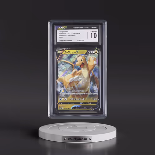 2022 Pokémon GO #049/071 Dragonite V - Holo (CGC 10 GEM MINT)