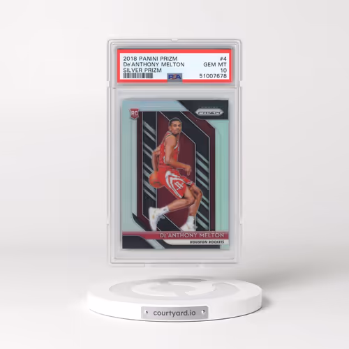 2018 Panini Prizm #4 DE'Anthony Melton - Silver Prizm (PSA 10 GEM MINT)