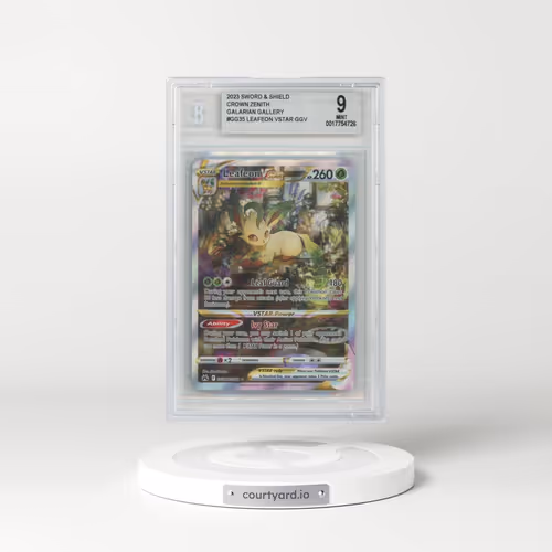 2022 Crown Zenith #GG35 Leafeon VSTAR - Holo (BGS 9 MINT)