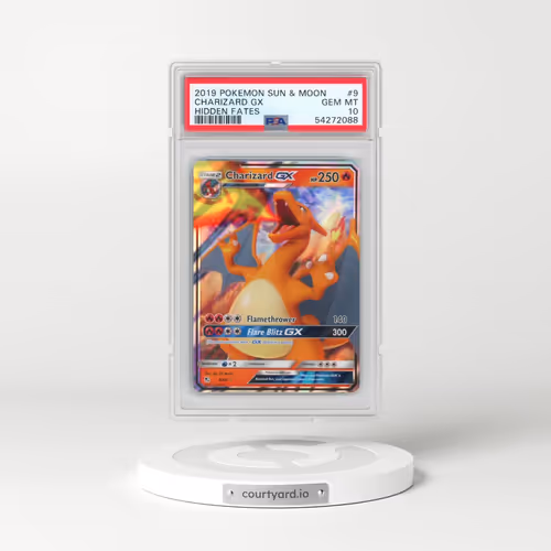 2019 Pokémon Sun & Moon Hidden Fates #9 Charizard GX - Holo (PSA 10 GEM MINT)