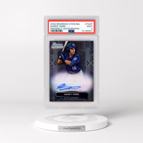 2022 Bowman Sterling Prospect Autographs #PAHF Harry Ford (PSA 9 MINT)