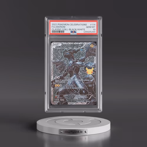 2021 Pokémon Celebrations Classic Collection #114 Zekrom - Full Art (PSA 10 GEM MINT)