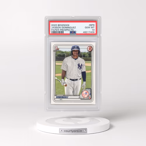 2020 Bowman Paper Prospects #BP8 Jasson Dominguez (PSA 10 GEM MINT)