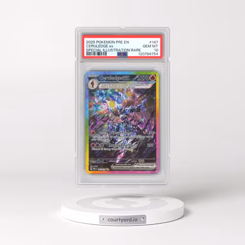 2025 Pokémon Pre EN-Prismatic Evolutions #147 Ceruledge EX - Holo Special Illustration Rare (PSA 10