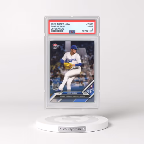 2024 Topps Now Offseason #OS13 Roki Sasaki (PSA 9 MINT)