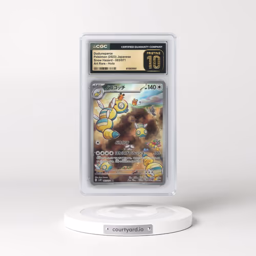 2023 Pokémon Sv2p-Snow Hazard #083 Dudunsparce - Art Rare (CGC 10 PRISTINE)