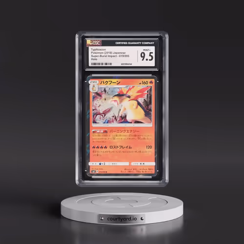 2018 Super-Burst Impact #019/095 Typhlosion - Holo (CGC 9.5 MINT+)