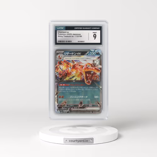 2023 Pokémon Sv4a-Shiny Treasure EX #115 Charizard EX - Holo (CGC 9 MINT)
