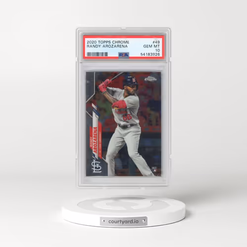 2020 Topps Chrome #49 Randy Arozarena (PSA 10 GEM MINT)