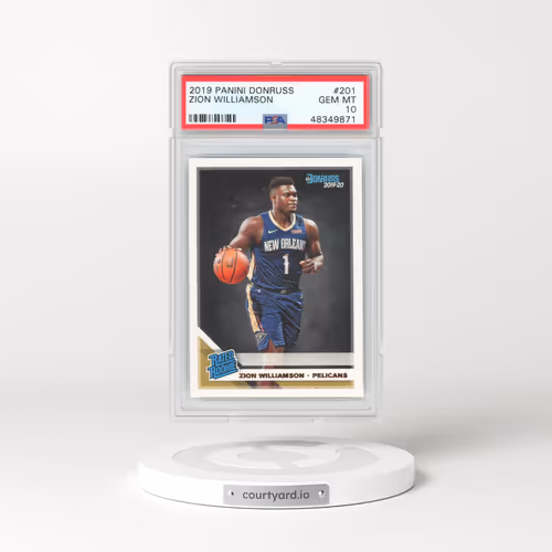 2019 Panini Donruss #201 Zion Williamson (PSA 10 GEM MINT)