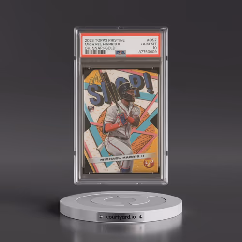 2023 Topps Pristine Oh, Snap! #OS7 Michael Harris II - Gold (PSA 10 GEM MINT)