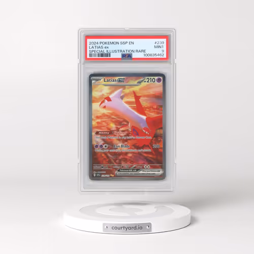 2024 Pokémon Ssp EN-Surging Sparks #239 Latias EX - Holo Special Illustration Rare (PSA 9 MINT)