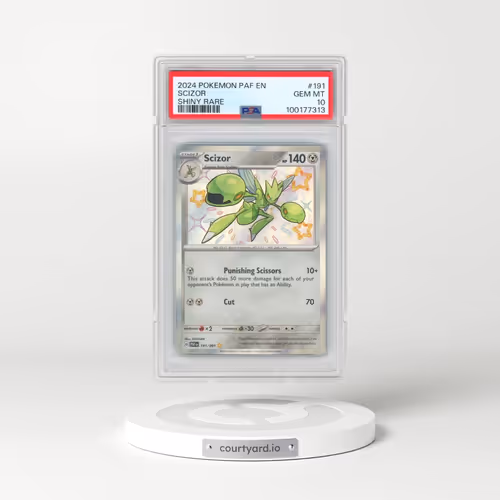 2024 Pokémon Paf EN-Paldean Fates #191 Scizor - Shiny Rare (PSA 10 GEM MINT)
