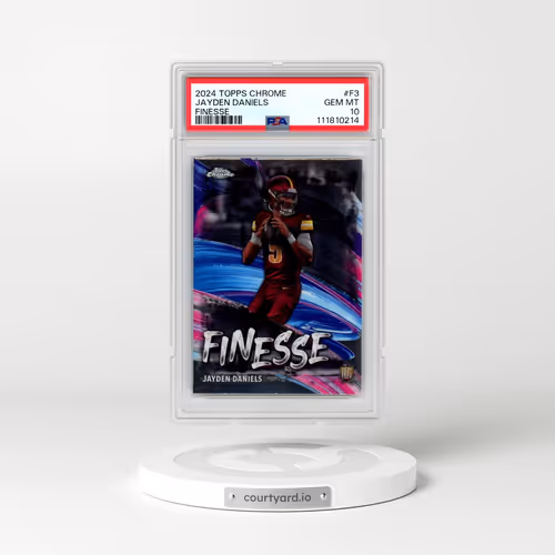 2024 Topps Chrome Finesse #F3 Jayden Daniels (PSA 10 GEM MINT)